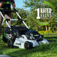 EGO POWER+ Cordless Electric Lawn Mower, Self-Propelled, Includes 56V 7.5Ah Battery and Rapid Charger (LM2135SP) plus Extra 5.0Ah Battery (BA2800T)