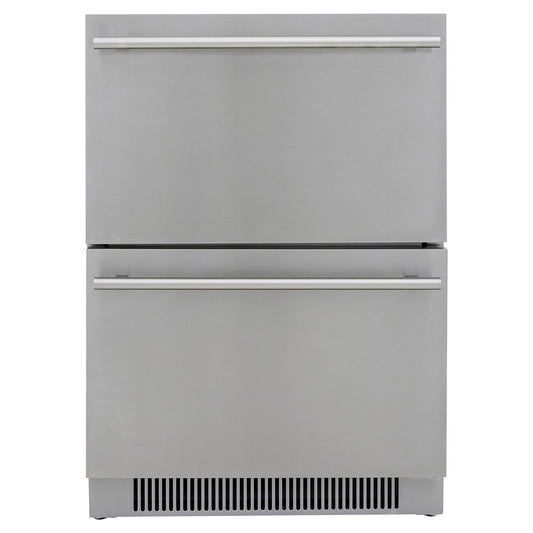 Blaze 23.5-Inch 5.1 Cu. Ft. Outdoor Rated Double Drawer Refrigerator