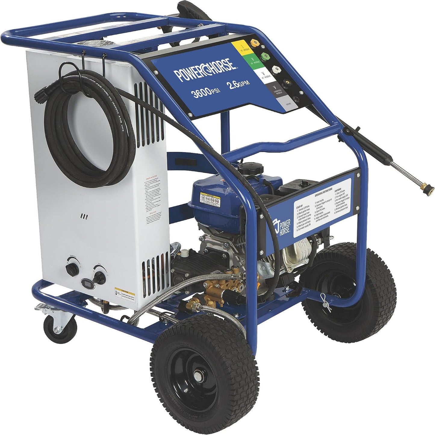Propane Pressure Washer, Hot Water Pressure Washer Gas Pressure Washer with Propane Burner, Power Washer Car Pressure Washer