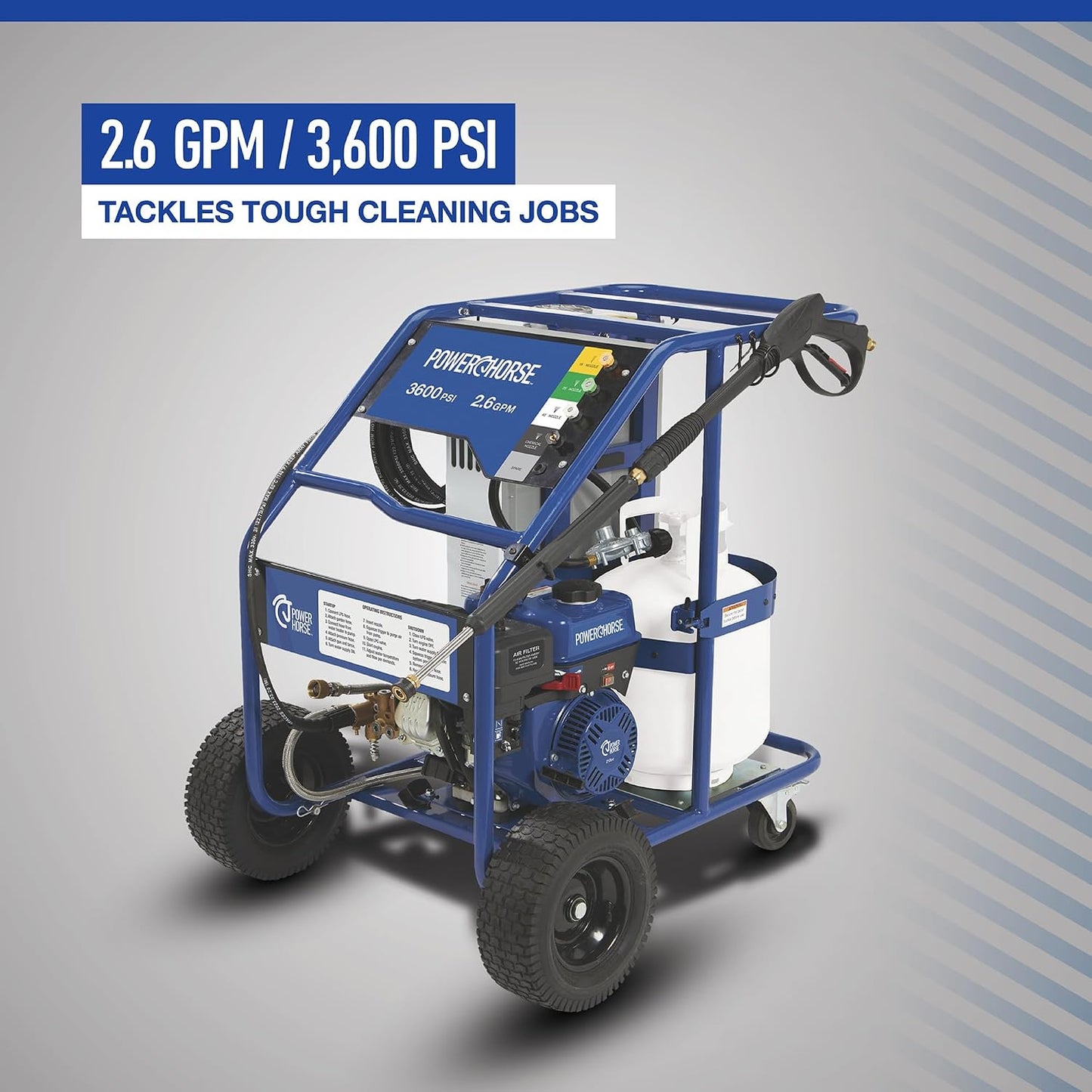 Propane Pressure Washer, Hot Water Pressure Washer Gas Pressure Washer with Propane Burner, Power Washer Car Pressure Washer