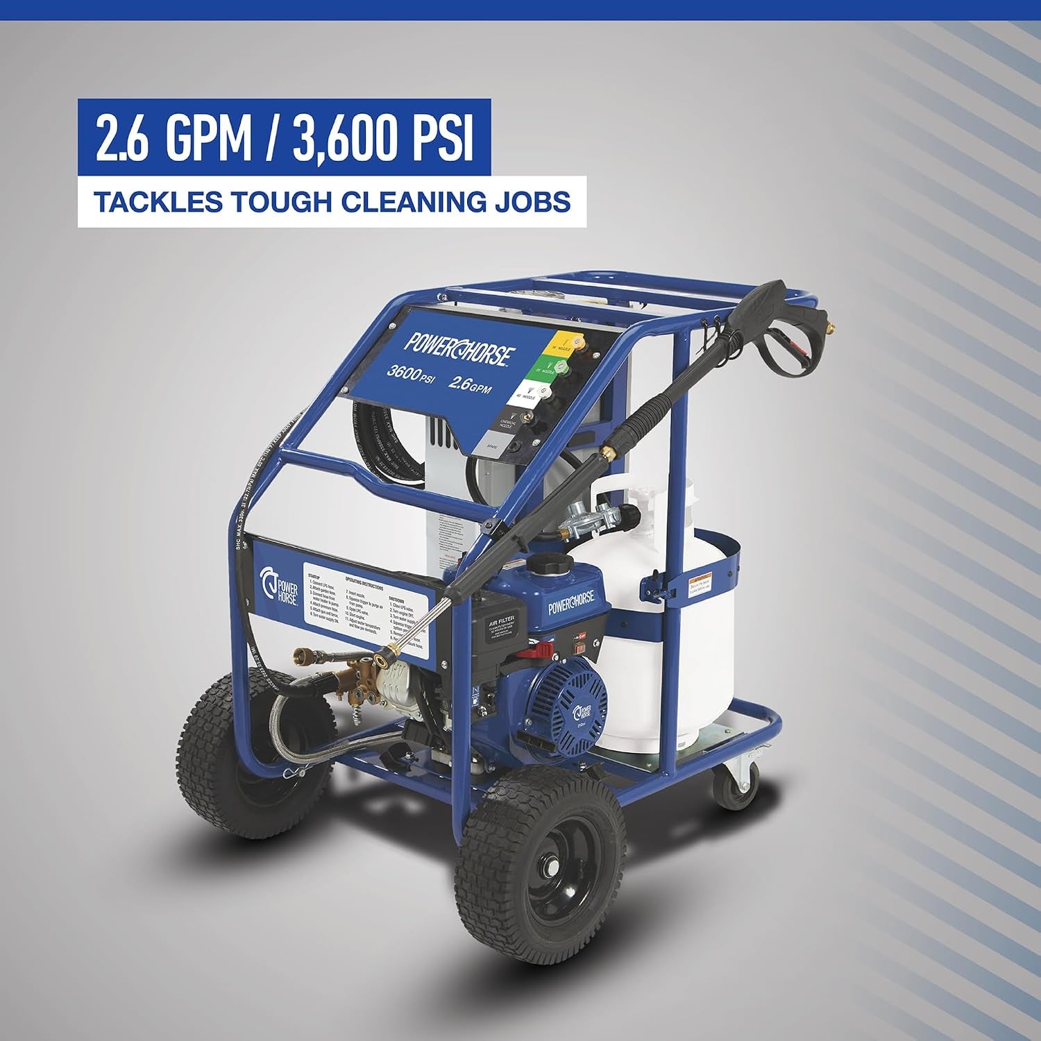 Propane Pressure Washer, Hot Water Pressure Washer Gas Pressure Washer with Propane Burner, Power Washer Car Pressure Washer