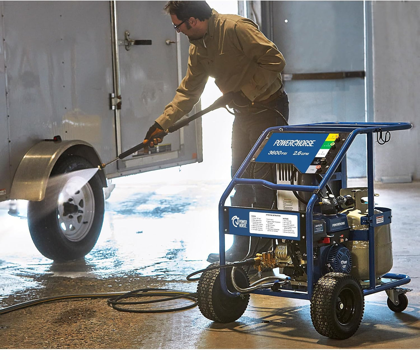 Propane Pressure Washer, Hot Water Pressure Washer Gas Pressure Washer with Propane Burner, Power Washer Car Pressure Washer