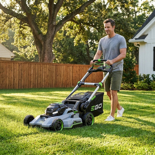 Cordless Electric Lawn Mower Built for Power, 56V Battery System, Self-Propelled Drive, 21-Inch Cutting