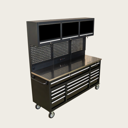 Overhead Pro 72-Inch Special Edition HD Rolling Tool Chest and Workbench