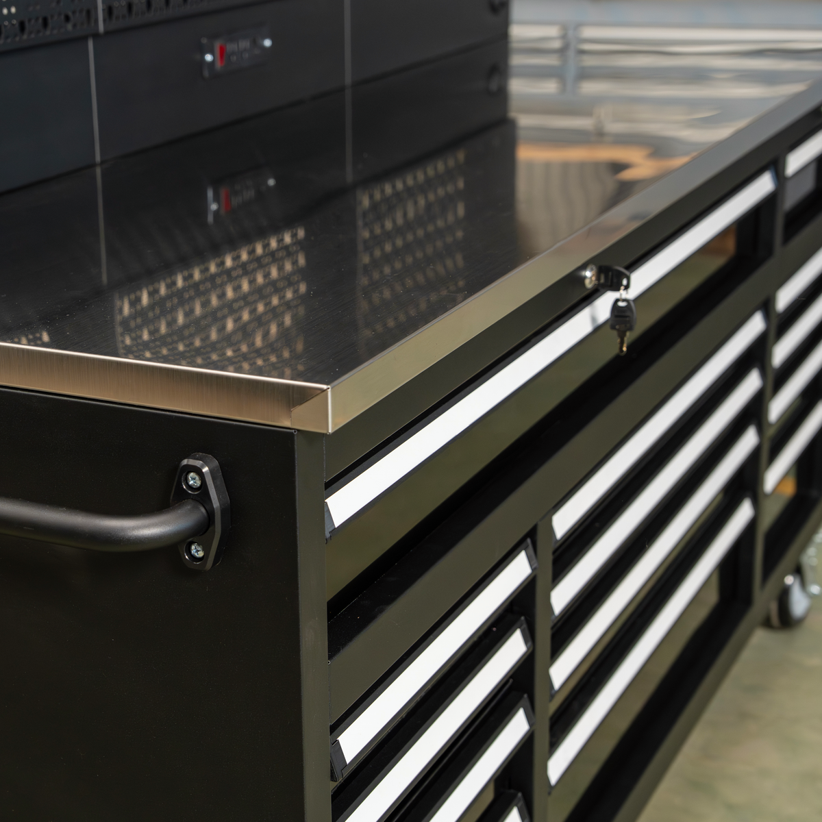 Overhead Pro 72-Inch Special Edition HD Rolling Tool Chest and Workbench