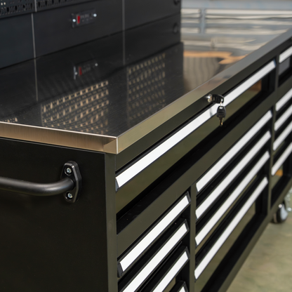 Overhead Pro 72-Inch Special Edition HD Rolling Tool Chest and Workbench