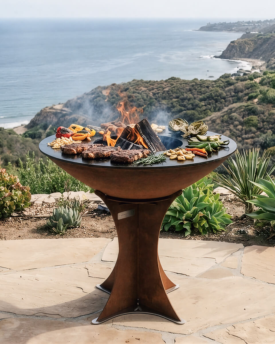 Arteflame XXL 40" Flat-Top Grill — Euro Base