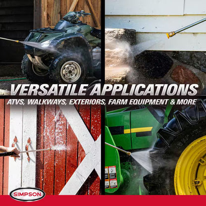 3300 PSI 2.5 GPM Gas Pressure Washer, HONDA GX200 Engine, Reliable Residential Cold Water Power Washer