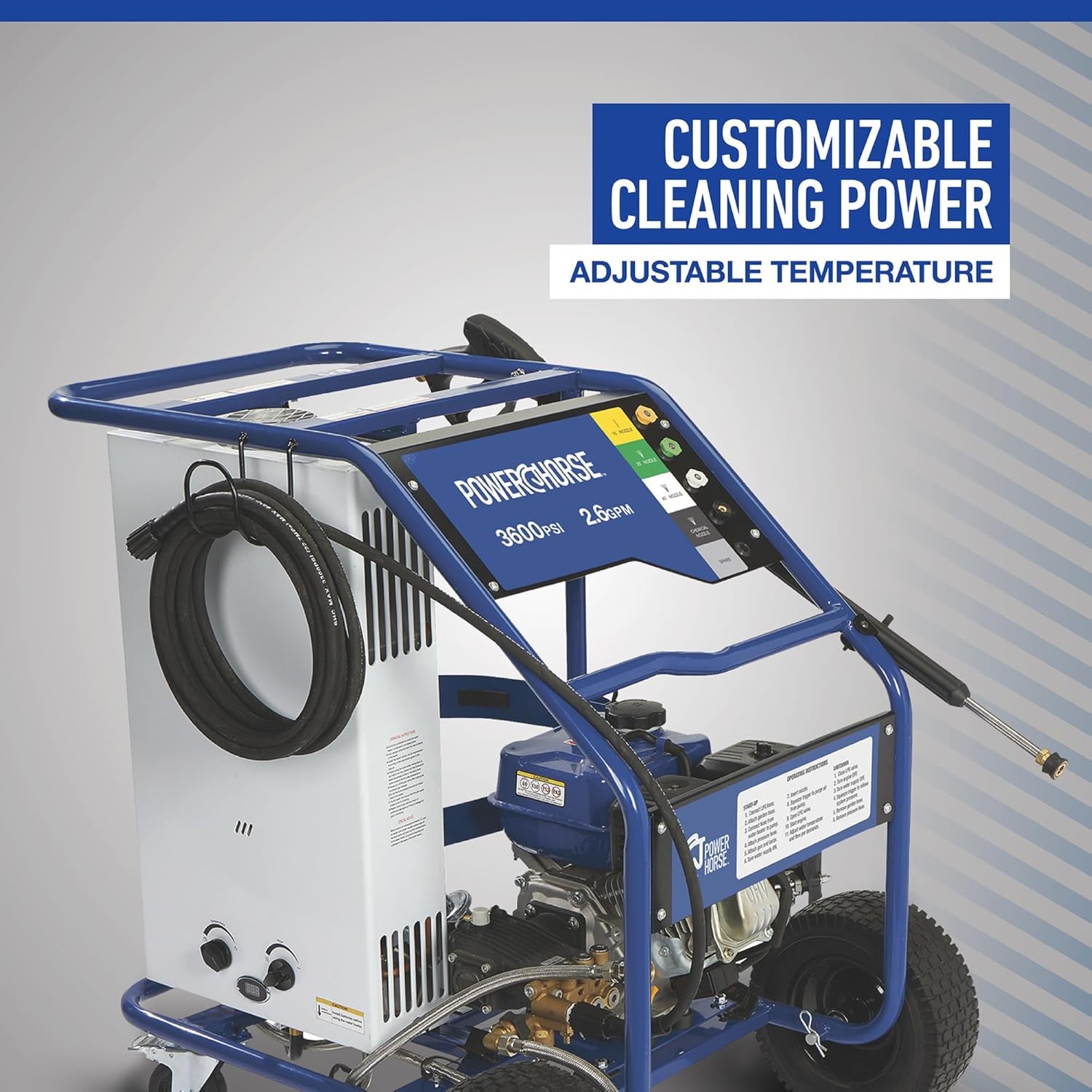 Propane Pressure Washer, Hot Water Pressure Washer Gas Pressure Washer with Propane Burner, Power Washer Car Pressure Washer