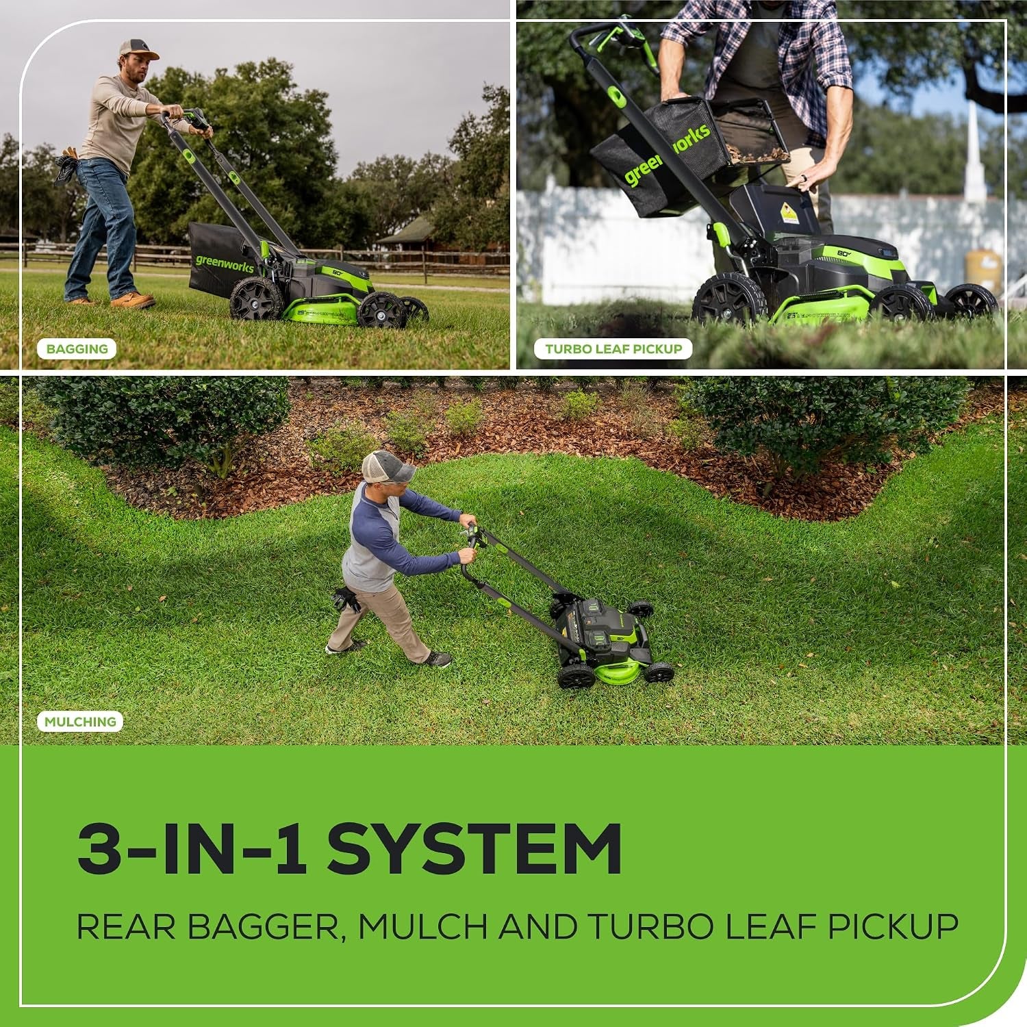 Greenworks 80V 25" Brushless Cordless ( Self-Propelled) Lawn Mower (75+ Compatible Tools), 5.0Ah Battery and Charger Included