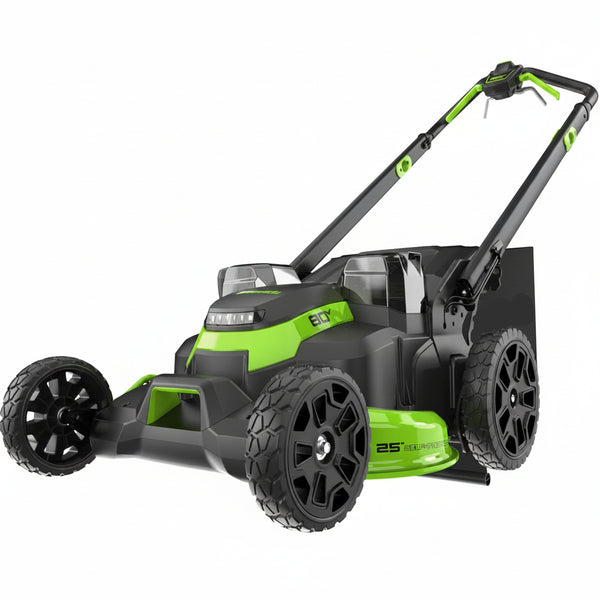 Greenworks 80V 25" Brushless Cordless ( Self-Propelled) Lawn Mower (75+ Compatible Tools), 5.0Ah Battery and Charger Included